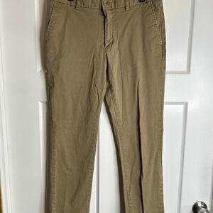 Banana Republic Mens 33x32 Aiden Chino Beige Preppy 6302